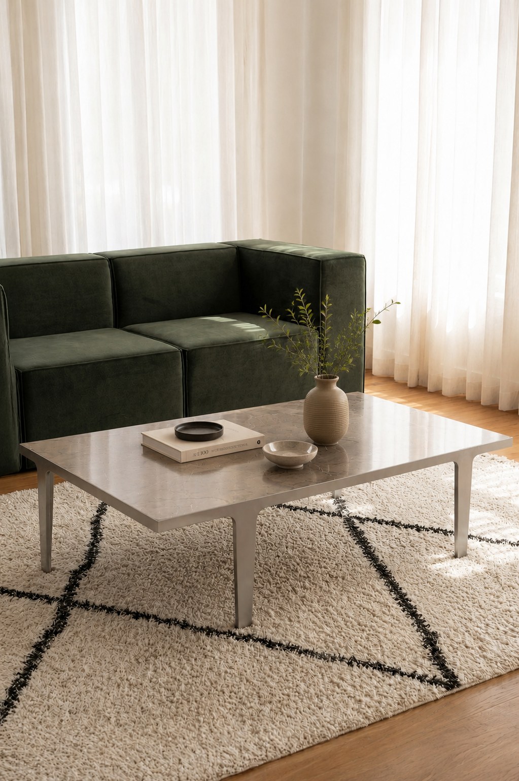 Cavento Grey Marble Coffee Table