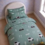 Kandi Printed Single Bed Sheet, Duvet Cover & Pillowcase Set