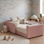 Bavo Kids Pink Upholstered Toddler Bed