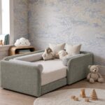 Bavo Kids Soft Sage Upholstered Toddler Bed