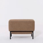 Lunis Light Brown Compact Ottoman