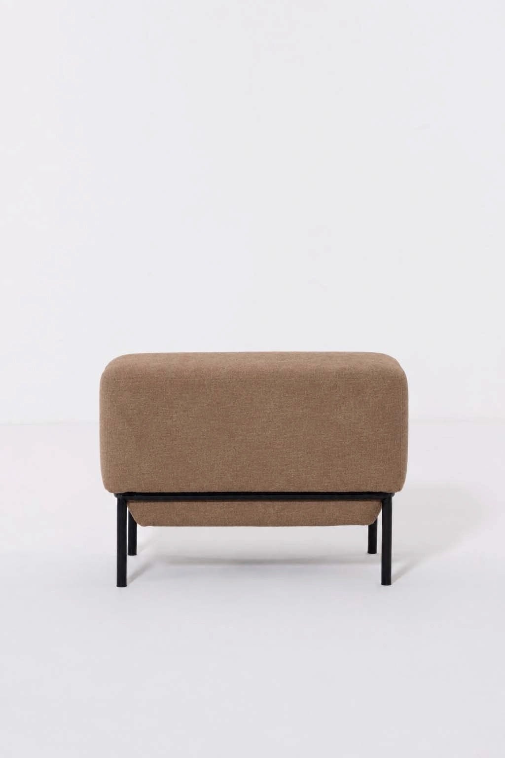 Lunis Light Brown Compact Ottoman