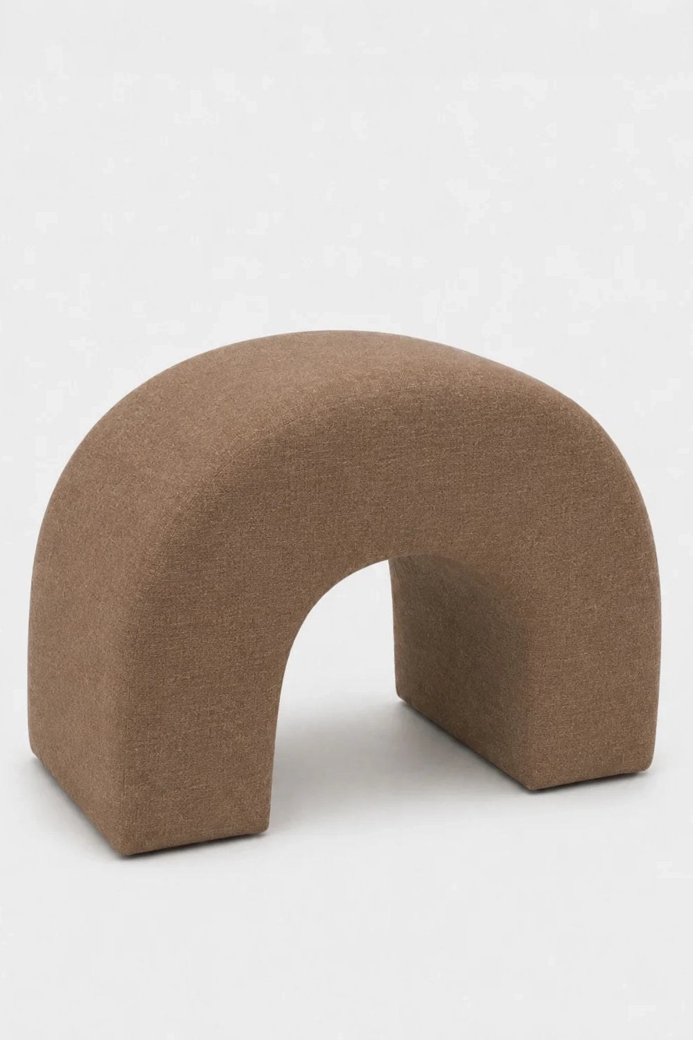 Rumi Light Brown Arch Ottoman (60x45 CM)