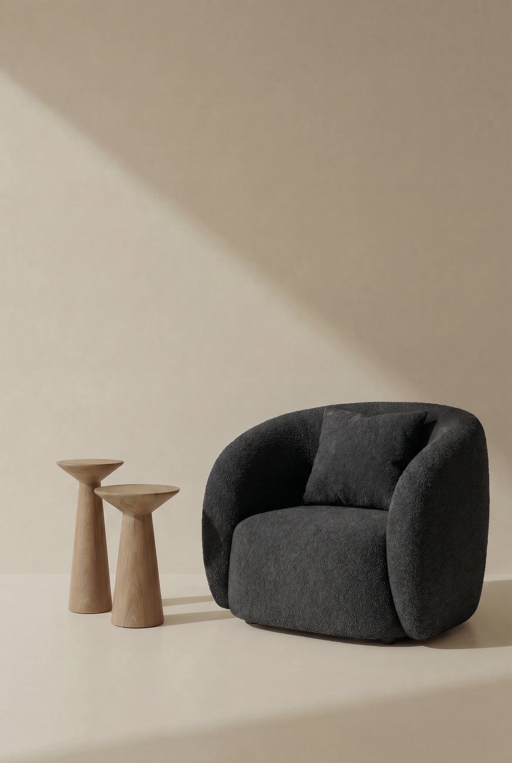 Amanti Charcoal Lounge Sofa Chair