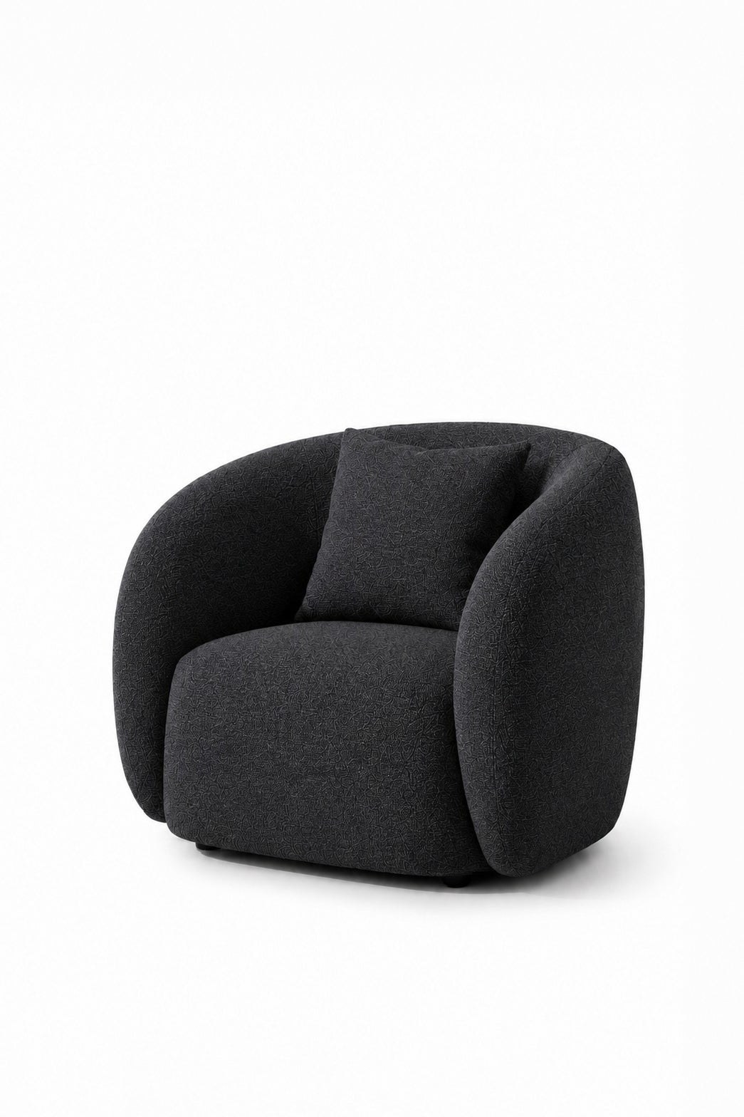 Amanti Charcoal Lounge Sofa Chair - Image 2