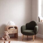 Arlisse Olive Wood Kids Lounge Chair