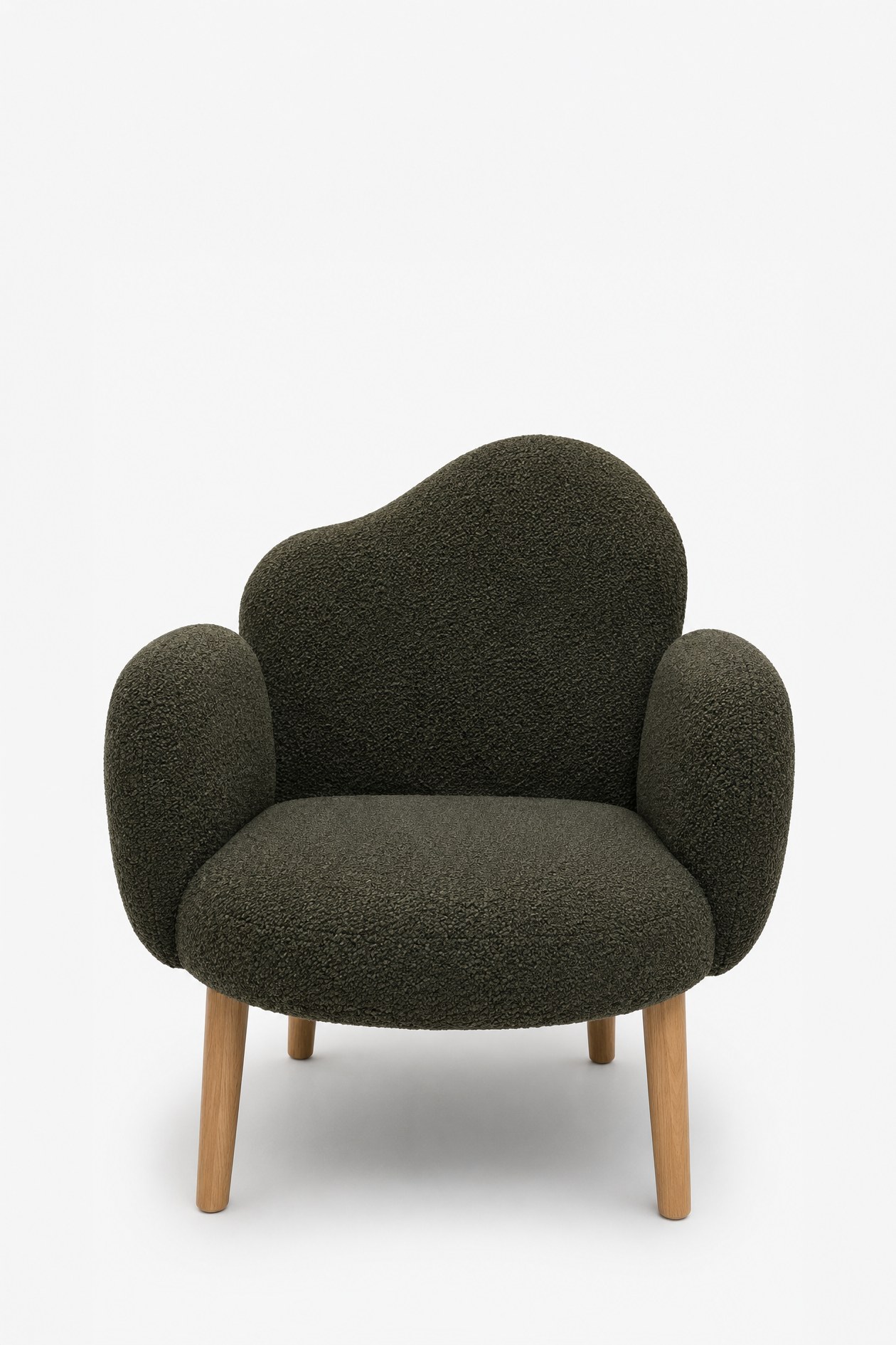 Arlisse Olive Wood Kids Lounge Chair - Image 2