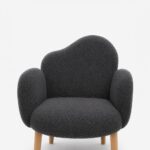 Arlisse Charcoal Kids Lounge Chair