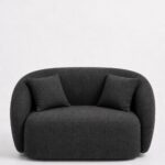 Amanti Charcoal 2 Seater Sofa