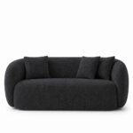 Amanti Charcoal 3 Seater Sofa