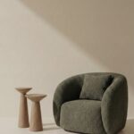 Amanti Olive Wood Lounge Sofa Chair