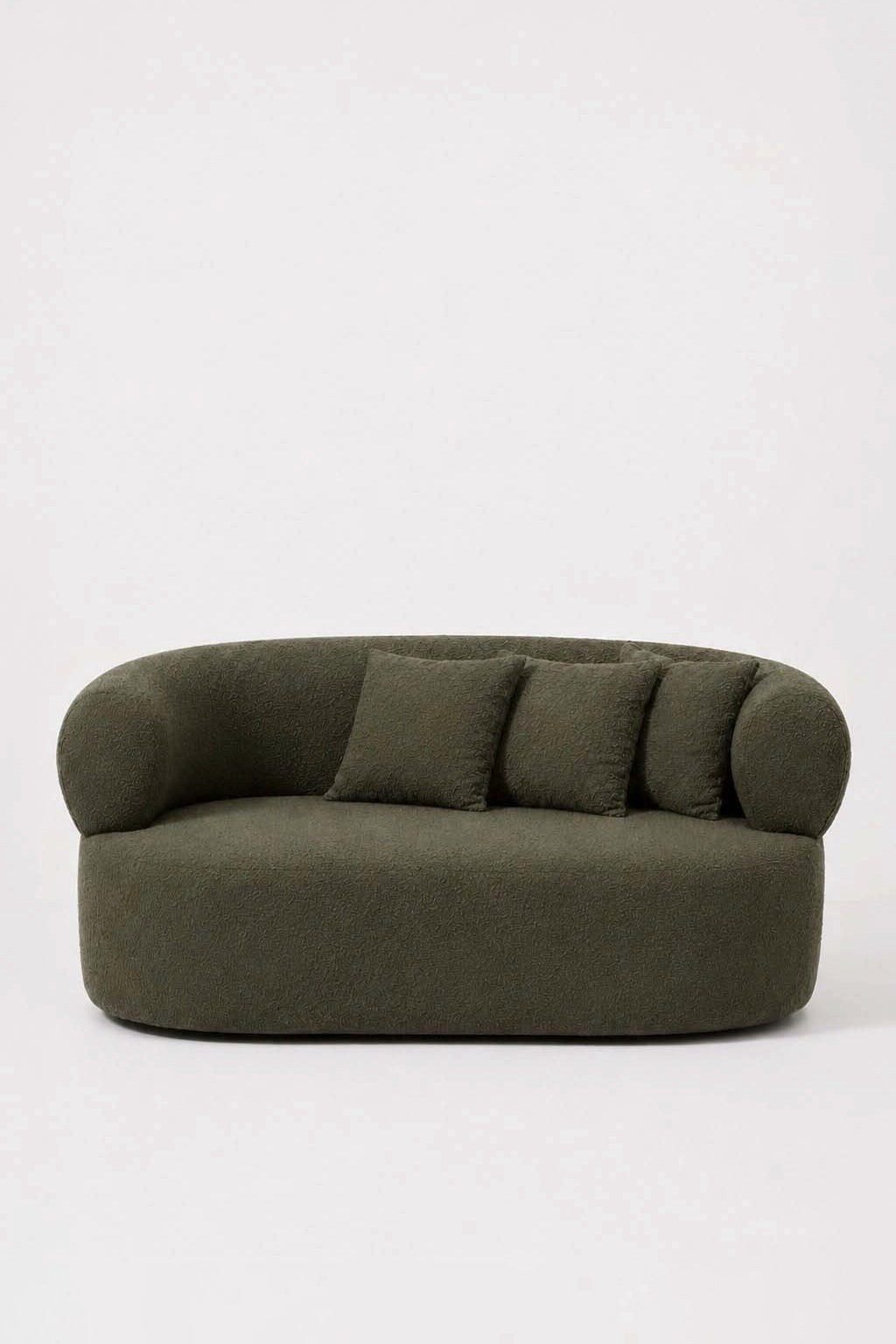 Odelia Olive Wood 3 Seater Sofa