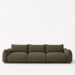 Alannah Olive Wood Modular 4 Seater Sofa