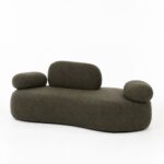 Branka Olive Wood 3 Seater Sofa