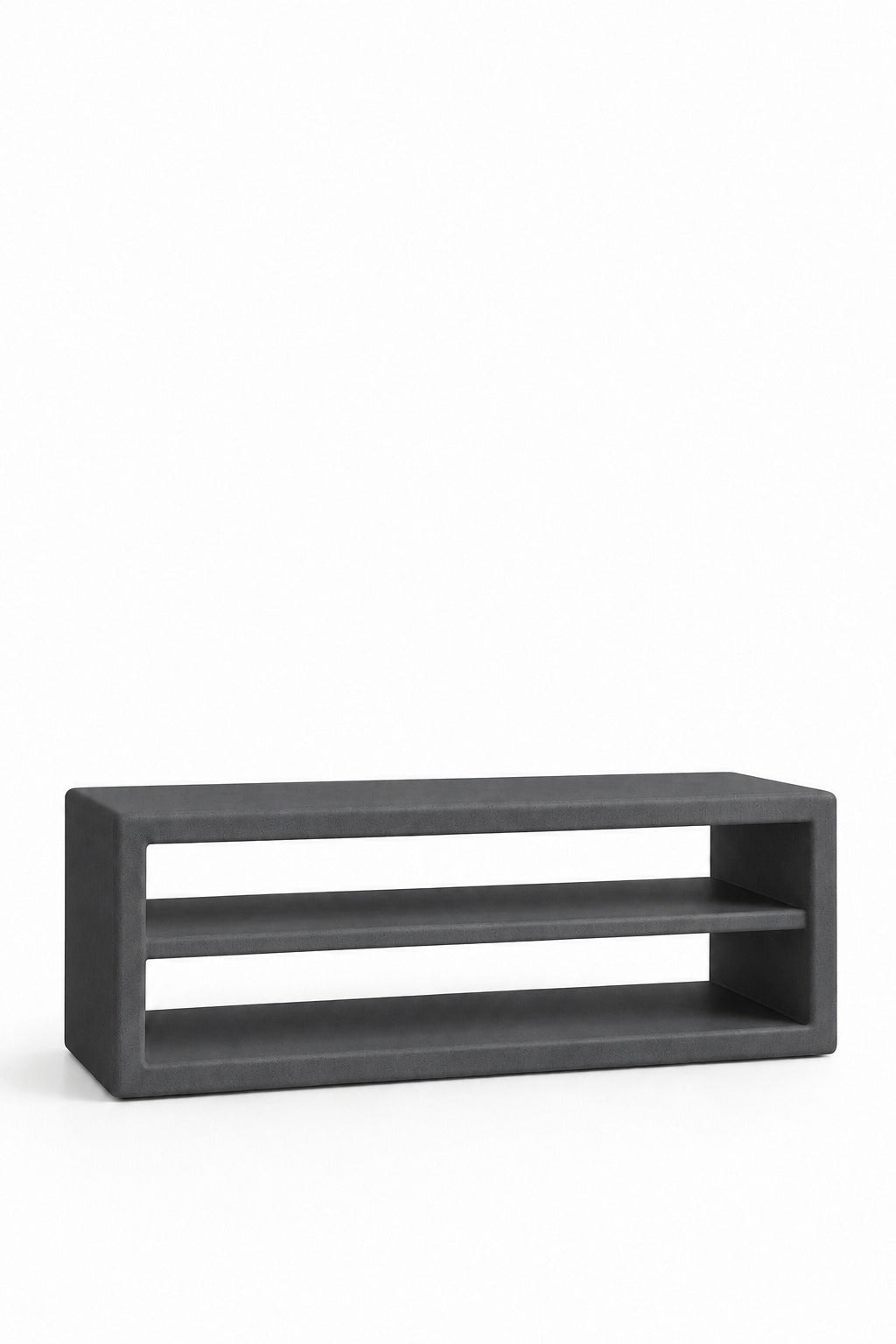 Nysa Midnight Grey Microconcrete TV Unit - Image 2