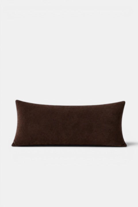Soreva Dark Brown Rectangle Cushion Cover