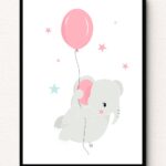 Balloon Elephant Wall Art