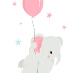 Balloon Elephant Wall Art
