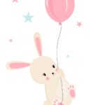 Balloon Bunny Wall Art