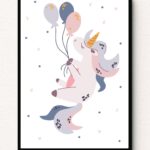 Flying Unicorn Wall Art