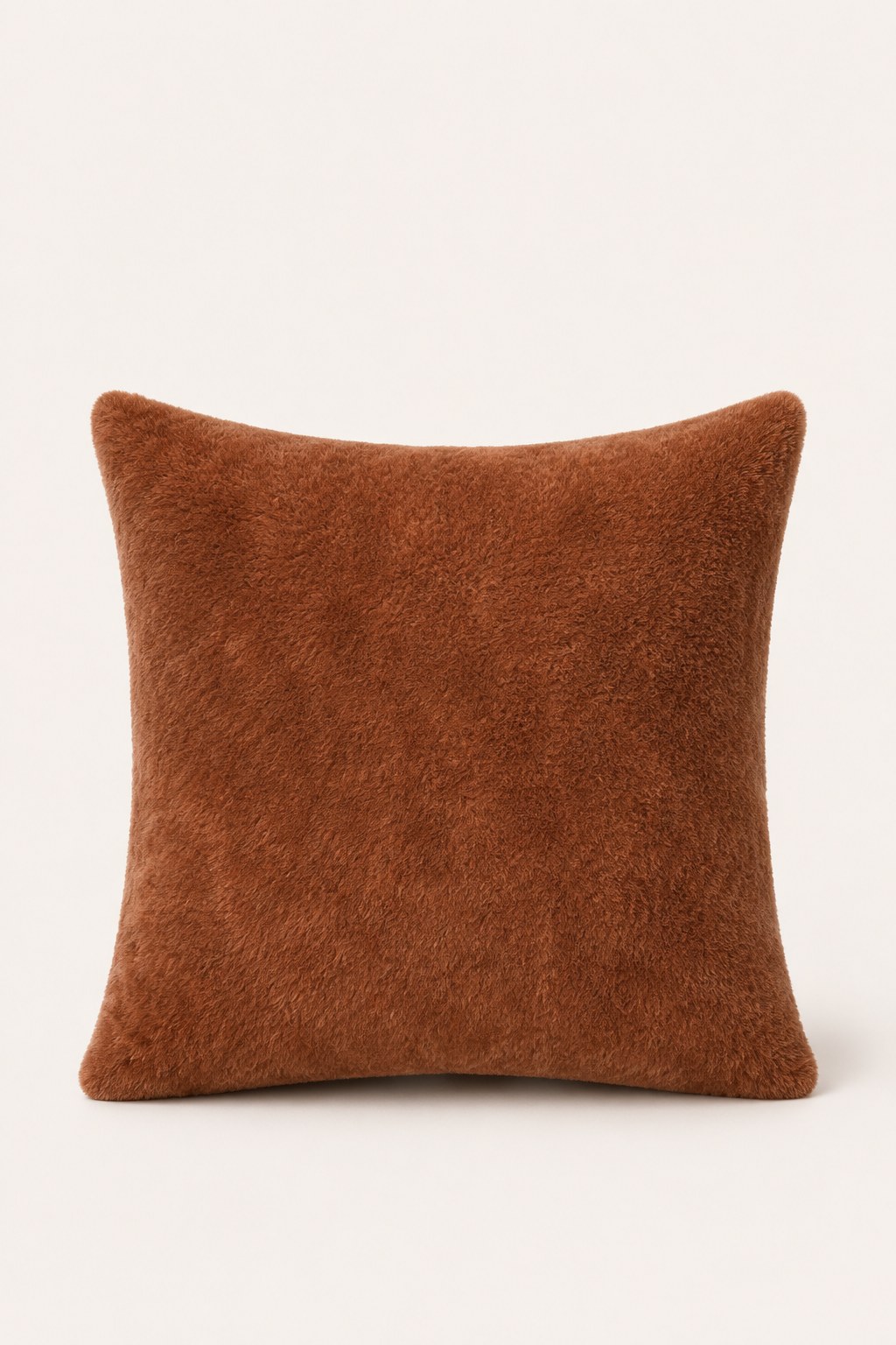 Soreva Chestnut Brown Square Cushion Cover