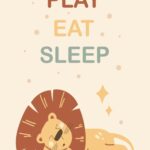 Sleepy Lion Wall Art