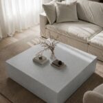 Felicity Grey Speckled Microconcrete Square Coffee Table