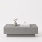 Azalea Ash Grey Speckled Microconcrete Coffee Table