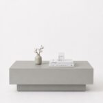 Azalea Light Grey Microconcrete Coffee Table