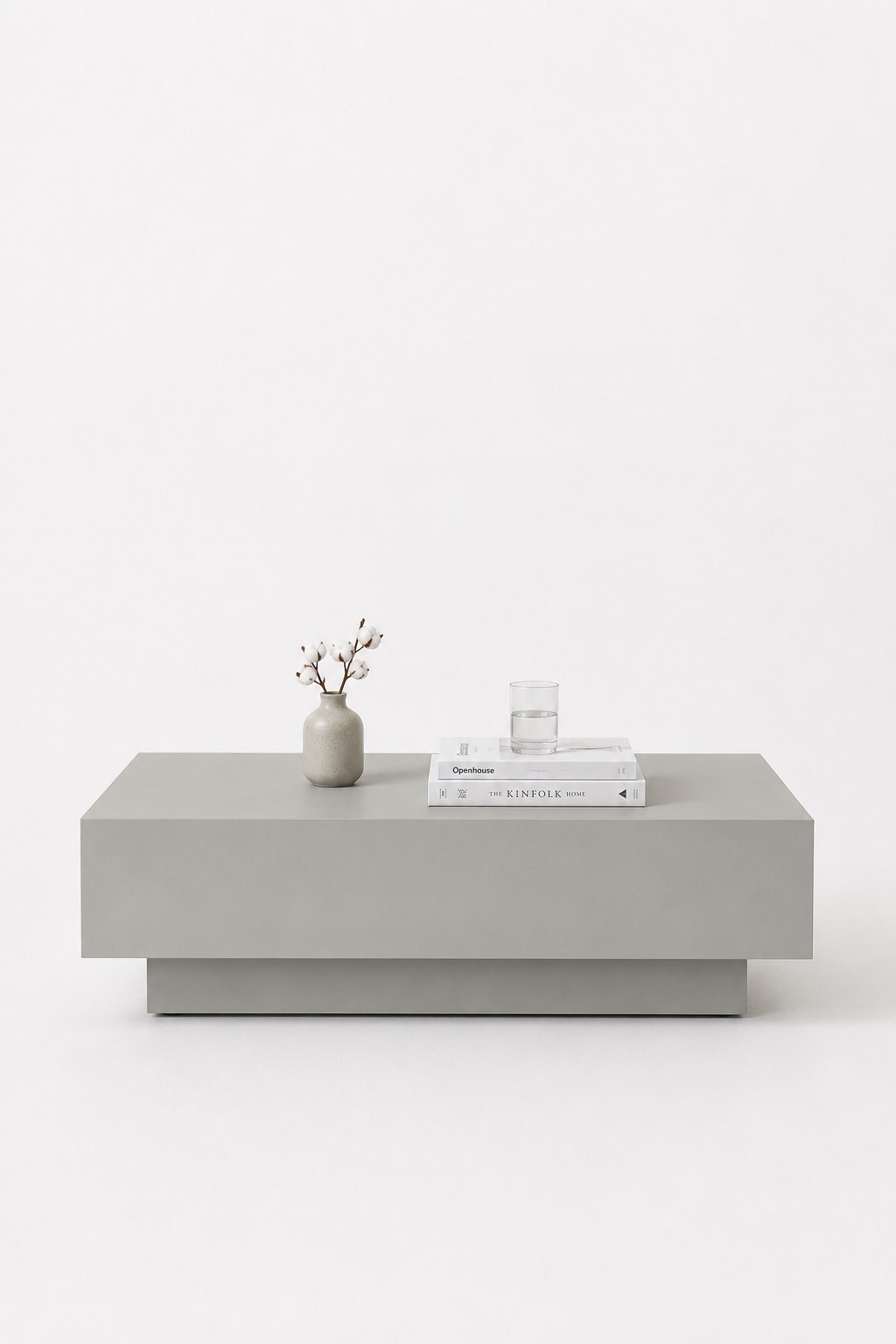 Azalea Light Grey Microconcrete Coffee Table