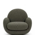 Cirella Olive Wood Lounge Chair
