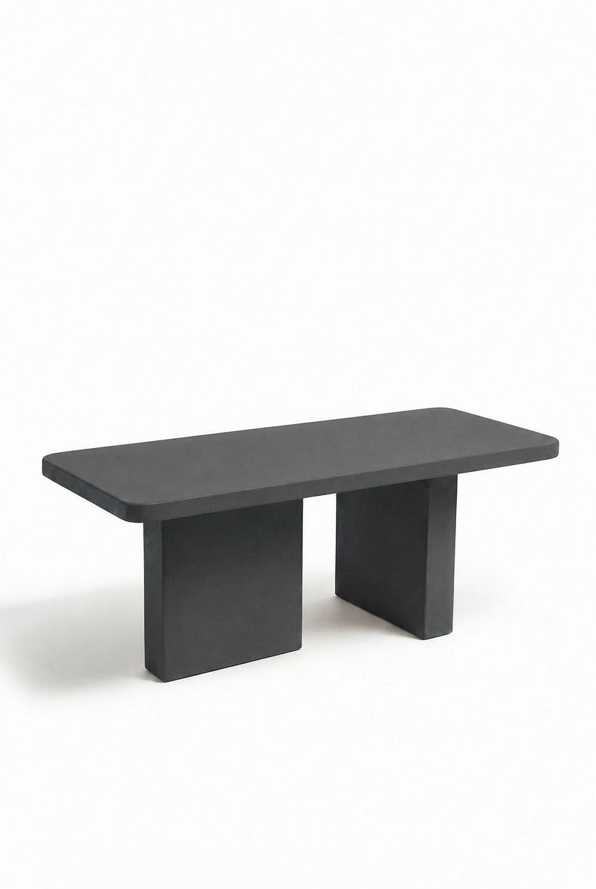 Santorini Midnight Grey Microconcrete Dining Table