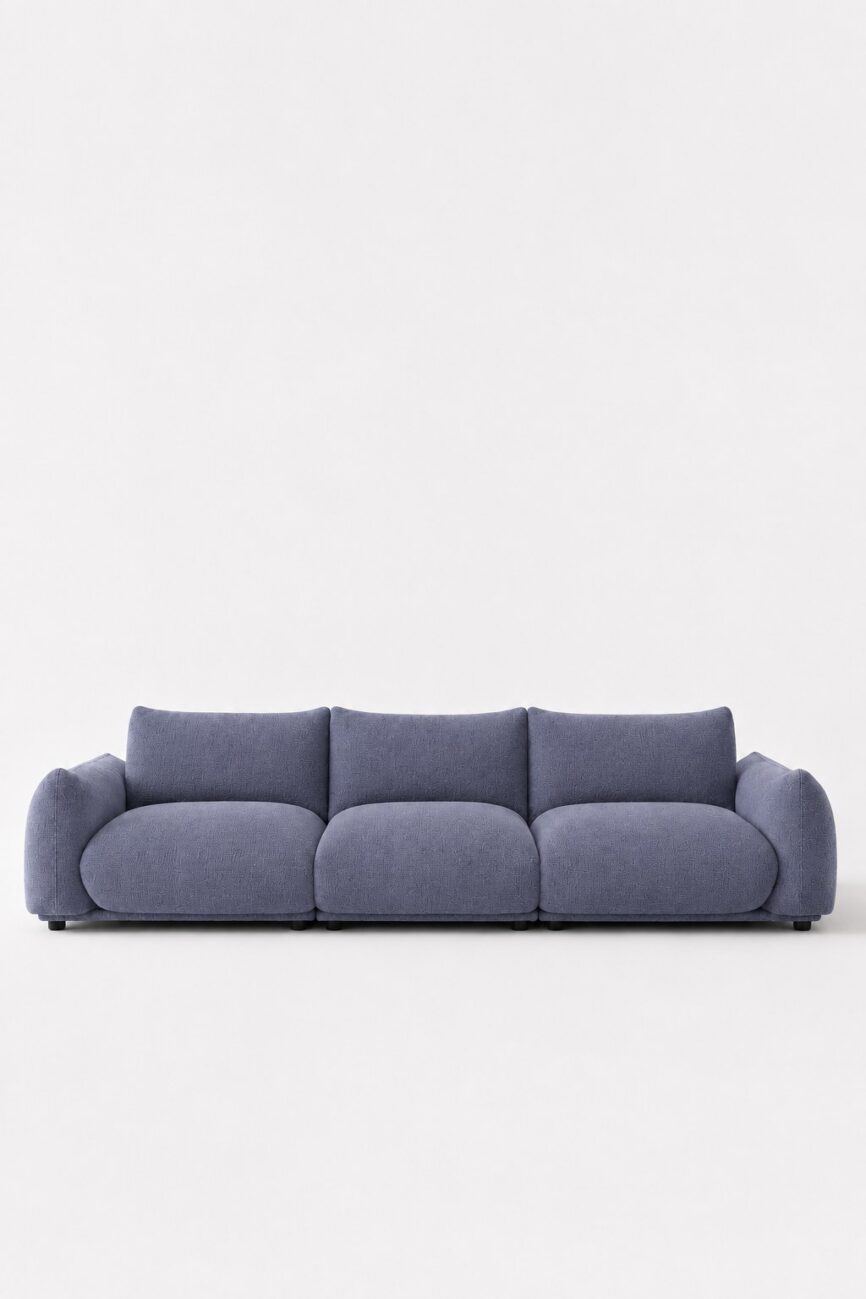 Alannah Dusty Blue Modular 4 Seater Sofa