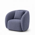 Amanti Dusty Blue Lounge Sofa Chair