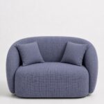 Amanti Dusty Blue 2 Seater Sofa