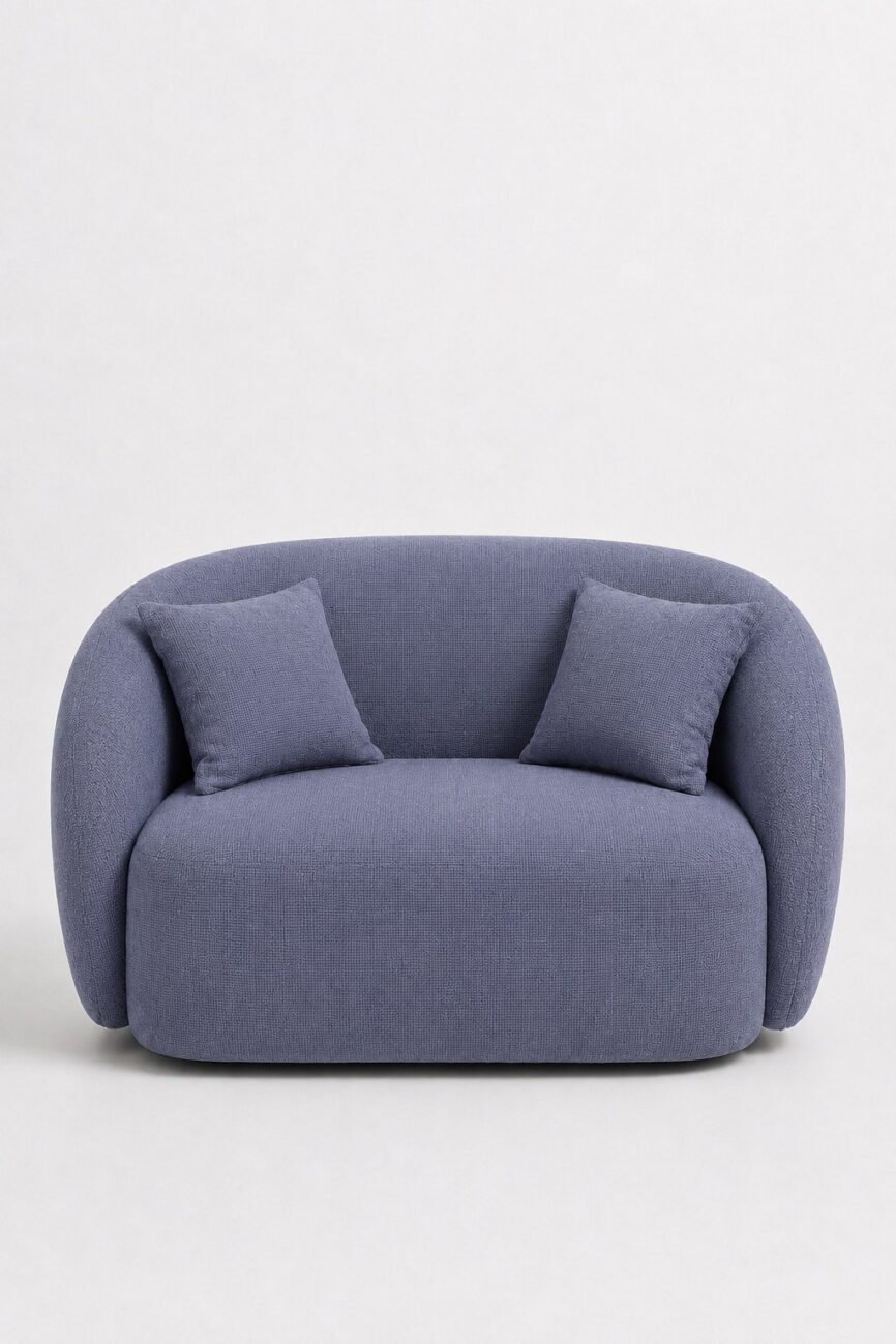 Amanti Dusty Blue 2 Seater Sofa