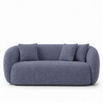 Amanti Dusty Blue 3 Seater Sofa