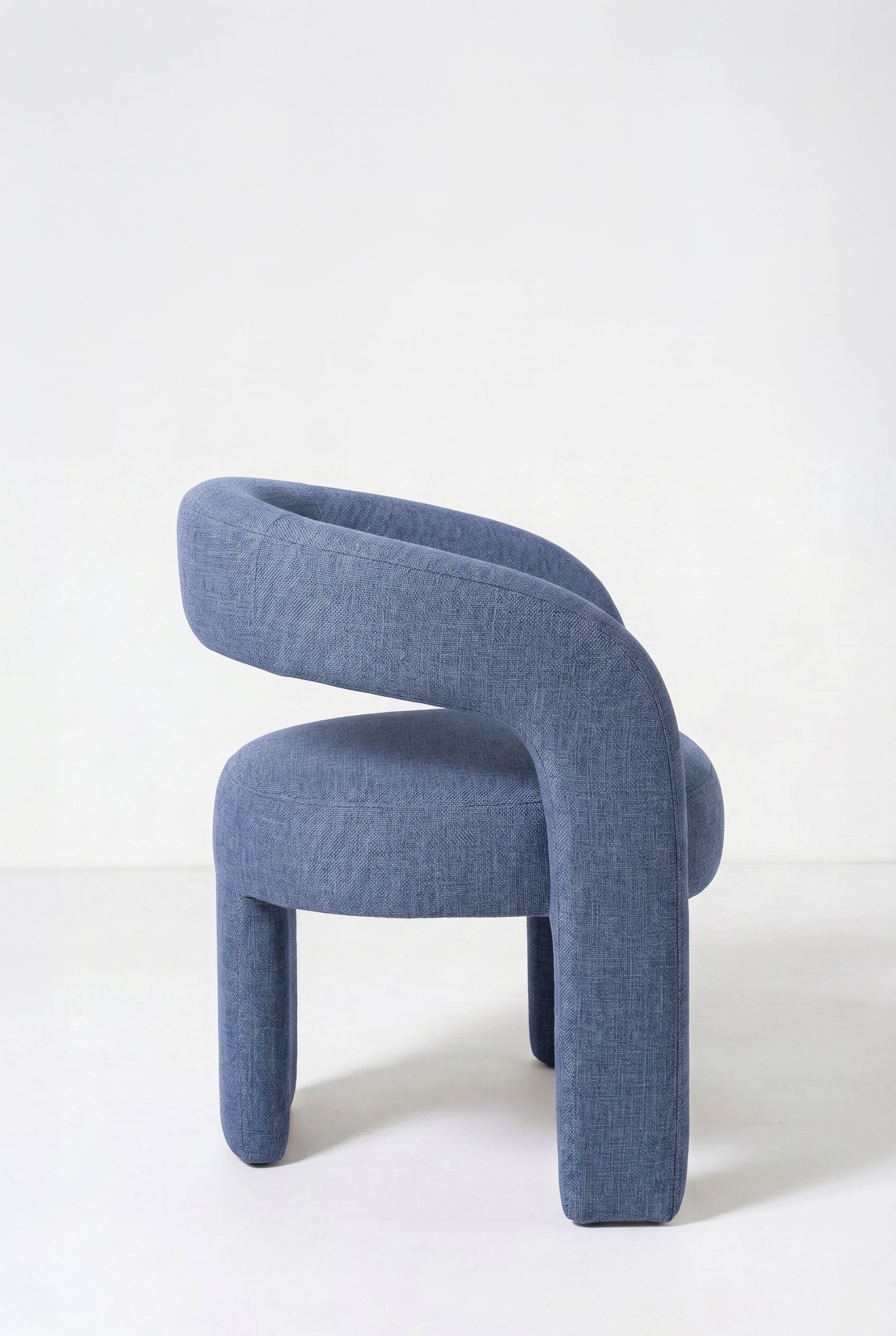 Arova Dusty Blue Dining Chair - Image 2