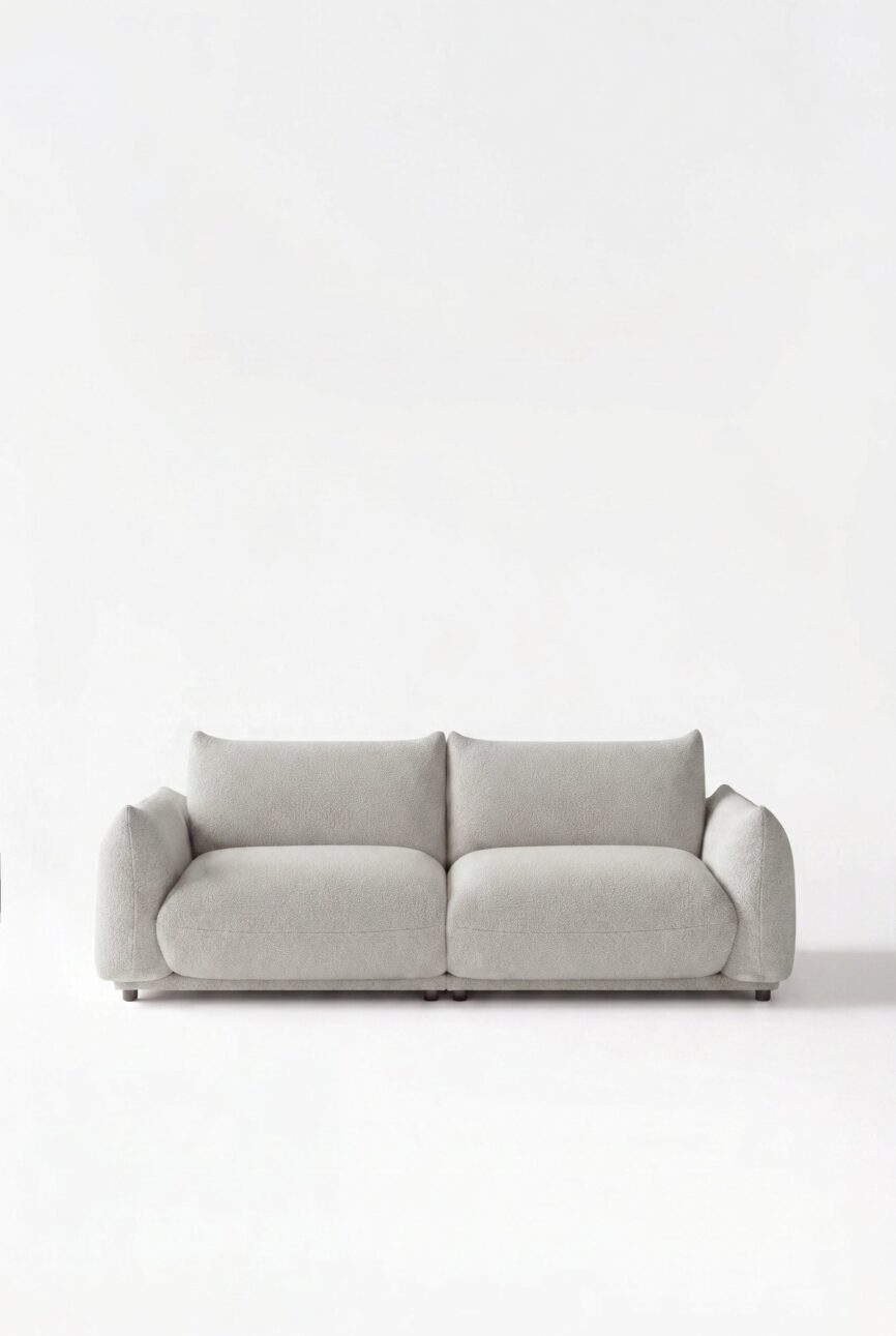 Alannah Light Grey Modular 2 Seater Sofa
