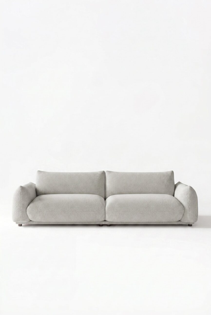 Alannah Light Grey Modular 3 Seater Sofa