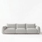 Alannah Light Grey Modular 4 Seater Sofa