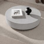 Tondo Ash Grey Speckled Microconcrete Coffee Table