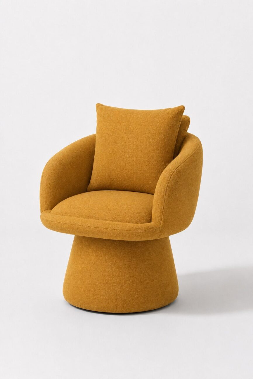 Alune Mustard Accent Chair