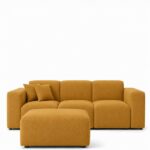 Aysun Mustard Modular Sofa with Ottoman
