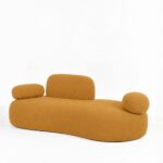 Branka Mustard 3 Seater Sofa