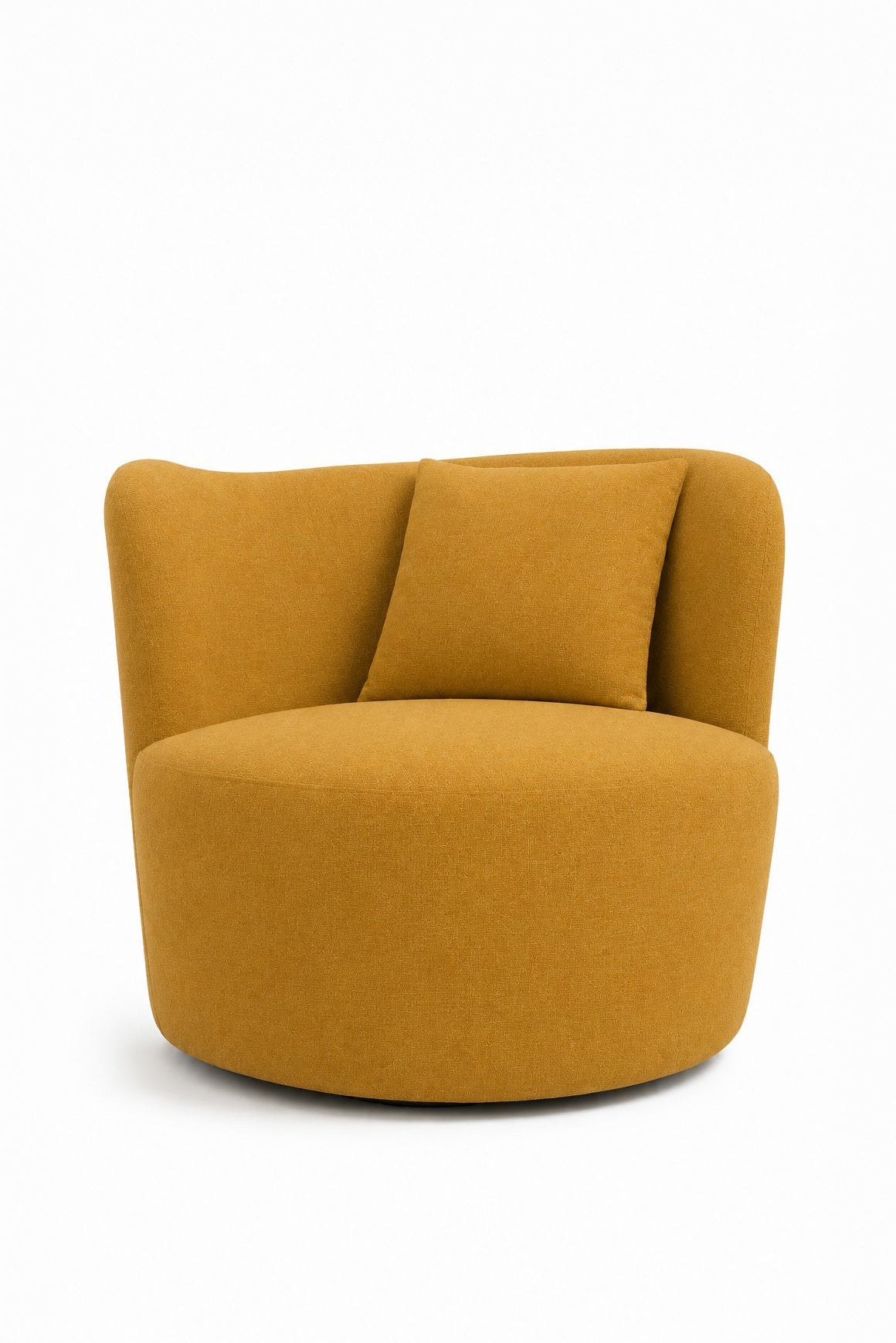 Bronte Mustard Swivel Sofa Chair