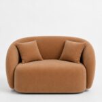 Amanti Camel Brown 2 Seater Sofa