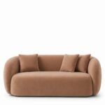 Amanti Camel Brown 3 Seater Sofa