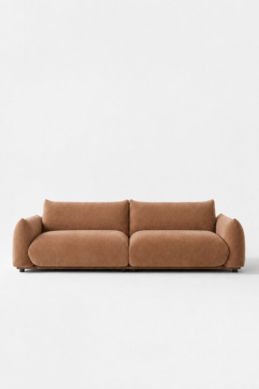 Alannah Camel Brown Modular 3 Seater Sofa