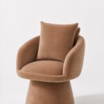 Alune Camel Brown Accent Chair